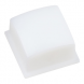 Cap 10.6 x 10.6 mm, frosted white, for tactile switch Multimec 5G