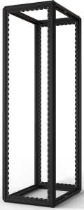 42 U cabinet rack, (H x W x D) 2000 x 800 x 600 mm, steel, black gray, 20630-105