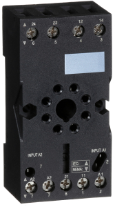 Relay socket for universal relay RUMC2, RUZC2M