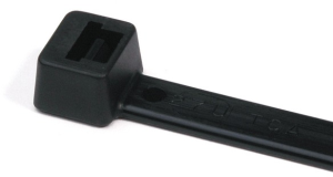Cable tie internally serrated, polyamide, (L x W) 365 x 7.6 mm, bundle-Ø 5 to 100 mm, red, -40 to 85 °C