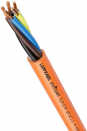 PVC connection line ÖLFLEX SF 2 x 1.0 mm², unshielded, orange