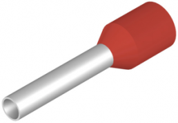 Insulated Wire end ferrule, 1.5 mm², 16 mm/10 mm long, red, 9028350000