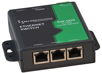 SW-005 BRAINBOXES Industrial ethernet switches Image 1