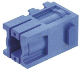 Socket/pin contact insert, Pneumatic cube, large tab, 1 pole, unequipped, 09149312001