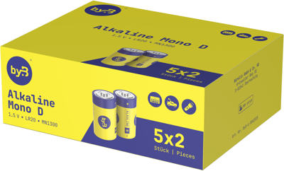BYB-6-30A2010 by.B Round Cells, 9V Blocks Image 4
