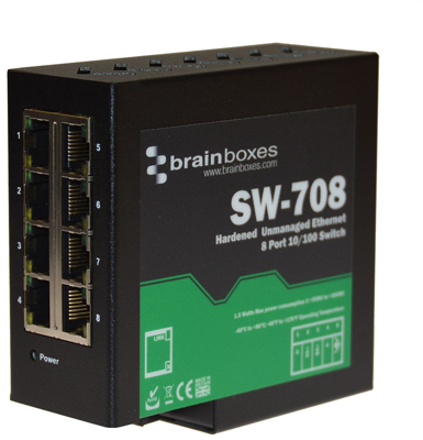 SW-708 BRAINBOXES Industrial ethernet switches Image 5