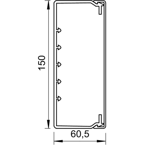 6021883 OBO Bettermann Cable Channels Image 3