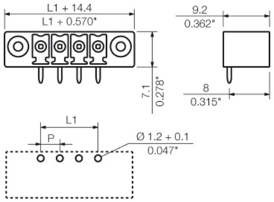 1037010000 Weidmüller PCB Connection Systems Image 3