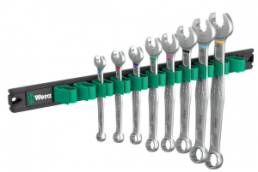 Ring spanner set, 8 pieces, 5/16", 3/8", 7/16", 1/2", 9/16", 5/8", 11/16", 3/4", 15°, 370 mm, 1131 g, 05020235001