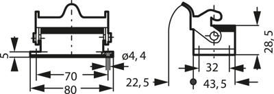 09300060301 Harting Housings for HDC Connectors Image 2