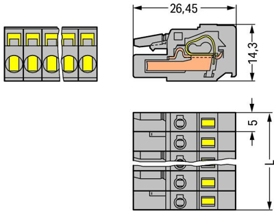 231-104/102-000 WAGO PCB Connection Systems Image 2