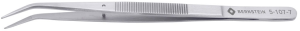 Anatomical tweezers, uninsulated, antimagnetic, stainless steel, 150 mm, 5-107-7