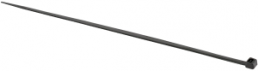 Cable tie, polyamide, (L x W) 100 x 2.5 mm, bundle-Ø 3 to 20.5 mm, black, UV resistant, -40 to 85 °C