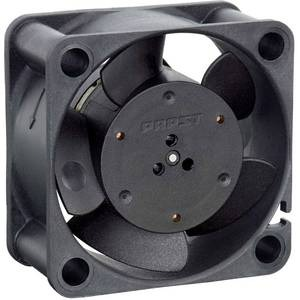 DC axial fan, 12 V, 40 x 40 x 20 mm, 13.5 m³/h, 29 dB, sintec slide bearing, ebm-papst, 412 H