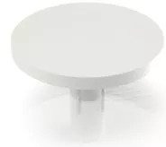 Plunger, round, Ø 11.5 mm, (L x H) 5.5 x 11.5 mm, white, for short-stroke pushbutton, 5.46.001.141/0200