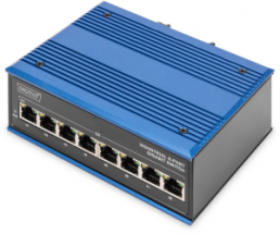 Ethernet switch, unmanaged, 8 ports, 1 Gbit/s, 12-48 VDC, DN-651119