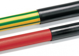 Heatshrink tubing, 3:1, (3.2/0.6 mm), polyolefine, cross-linked, black