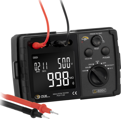 PCE-IT 200 PCE Instruments VDE testers, Installation testers, Insulation testers Image 1
