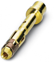 Receptacle, 0.06-0.25 mm², AWG 28-24, crimp connection, nickel-plated/gold-plated, 1618239