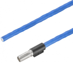 Sensor actuator cable, M12-cable socket, straight to open end, 8 pole, 0.5 m, Radox EM 104, blue, 0.5 A, 2003820050