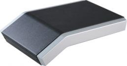 ABS/polycarbonate handheld enclosure, (L x W x H) 275 x 121 x 35 mm, black/silver, IP65, 027040101