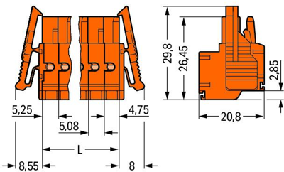 231-2304/037-000 WAGO PCB Connection Systems Image 2