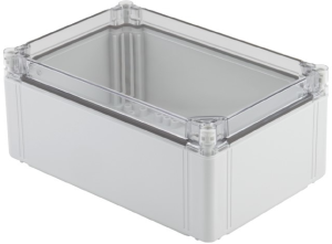 Polycarbonate enclosure, (L x W x H) 132 x 400 x 200 mm, light gray (RAL 7035), IP67, 9535720000