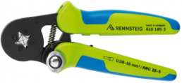 Crimping pliers for wire end ferrules, 0.08-16 mm², AWG 28-5, Rennsteig Werkzeuge, 610 185 3