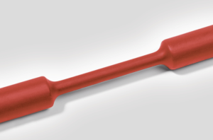 Heatshrink tubing, 3:1, (9/3 mm), polyolefine, cross-linked, red
