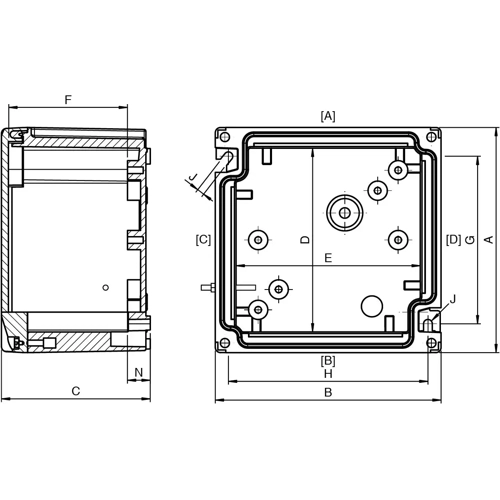 70108692 PEPPERL+FUCHS Flush-mounted Boxes, Junction Boxes Image 2