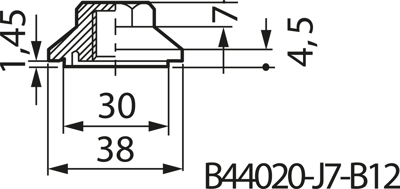 B44020J0007B012 TDK (EPCOS) Accessories (Electrolytic Capacitors)