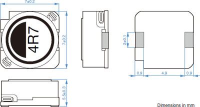 SLF7055T-3R3N3R3-3PF TDK Fixed Inductors Image 2