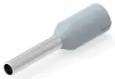 Insulated Wire end ferrule, 0.75 mm², 14.5 mm/8 mm long, DIN 46228/4, gray, 1241001-1