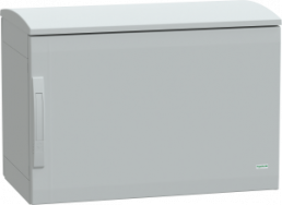 Control cabinet, (H x W x D) 500 x 750 x 420 mm, IP44, polyester, light gray, NSYPLAT574G