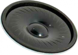 Small speaker, 50 Ω, 80 dB, 150 Hz to 20 kHz, black