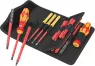 VDE screwdriver kit, different sizes, Phillips/Pozidriv/slotted/square, BL 157 mm, 05006616001