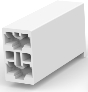 Insulating housing for 4.75 mm, 2 pole, nylon, UL 94V-0, natural, 175578-1