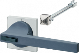 Door operating mechanism 8UC7, handle one-sided handle dark gray/blue green, ...