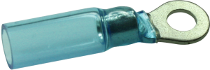 Insulated ring cable lug, 1.5-2.5 mm², AWG 16 to 14, 5 mm, M6, blue