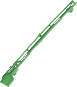 MTCA Guide Rail, Green, Top, for all Modules,100 pieces