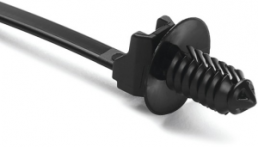 Cable tie outside serrated, polyamide, (L x W) 165 x 4.9 mm, bundle-Ø 1.5 to 31 mm, black, -40 to 105 °C