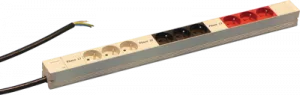 60110-233 SCHROFF Power Outlet Strips and Cable Drums