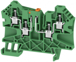 Isolating and measuring isolating terminal block, screw connection, 0.5-4.0 mm², 27 A, 6 kV, green, 1361910000