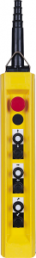 Pendant pushbutton, 6 pushbutton, 1 emergency stop/emergency off button, 3 Form B (N/C), latching, XACB6913