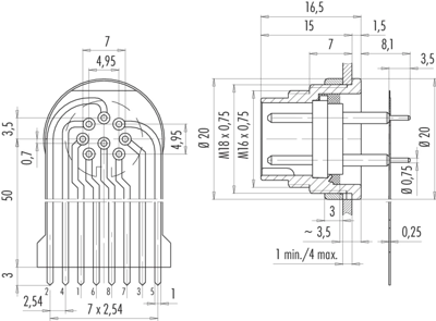 09 0473 65 08 binder Other Circular Connectors Image 2