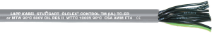 Thermoplastic control line ÖLFLEX CONTROL TM 12 G 1.5 mm², AWG 16, unshielded, gray
