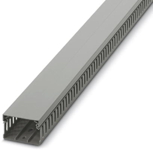 Wiring duct, (L x W x H) 2000 x 60 x 40 mm, PVC, gray, 3240190