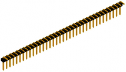 Pin header, 36 pole, pitch 2.54 mm, straight, black, 10058881
