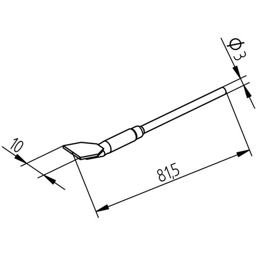0452FDLF100 Ersa Soldering tips, desoldering tips and hot air nozzles Image 2