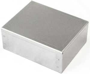 Aluminum enclosure, (L x W x H) 114 x 89 x 25 mm, natural, 1444-45351